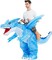 GOOSH Inflatable Dinosaur Halloween Party Cosplay Costumes for Kids and Adults